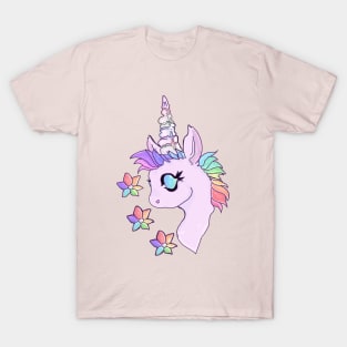 Rainbow Unicorn Design T-Shirt